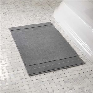 Crate & Barrel Organic Slate Turkish Bath Mat
